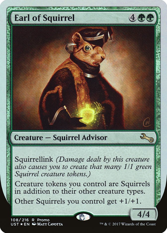 Earl of Squirrel (Draft Weekend) [Unstable Promos] | Gamer Loot