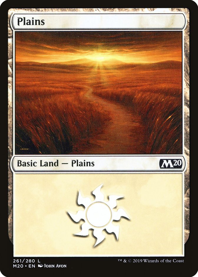 Plains (261) [Core Set 2020] | Gamer Loot