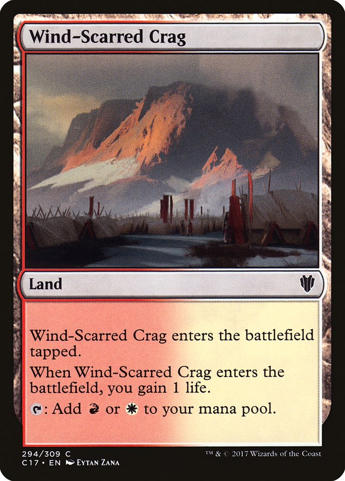 Wind-Scarred Crag [Commander 2017] | Gamer Loot