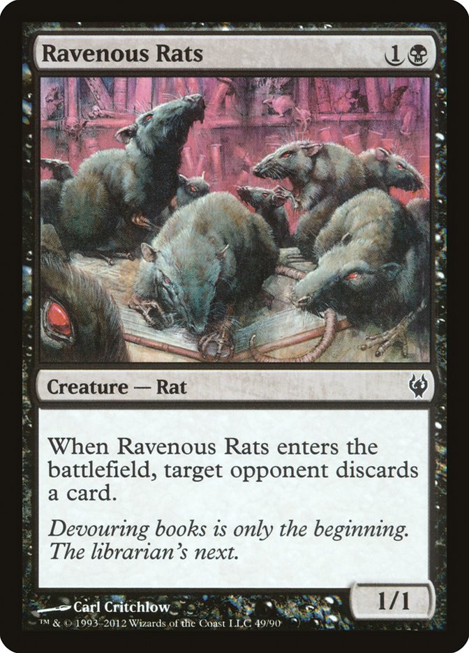 Ravenous Rats [Duel Decks: Izzet vs. Golgari] | Gamer Loot