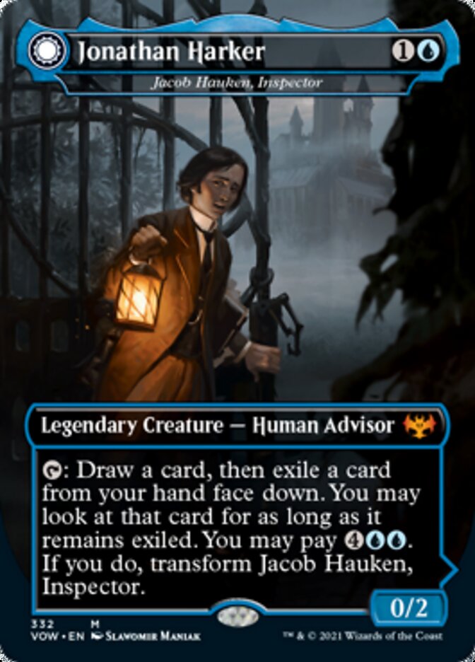 Jacob Hauken, Inspector // Hauken's Insight - Jonathan Harker // Harker's Obsessive Inquiry [Innistrad: Crimson Vow] | Gamer Loot