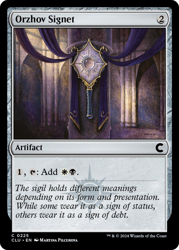 Orzhov Signet [Ravnica: Clue Edition] | Gamer Loot