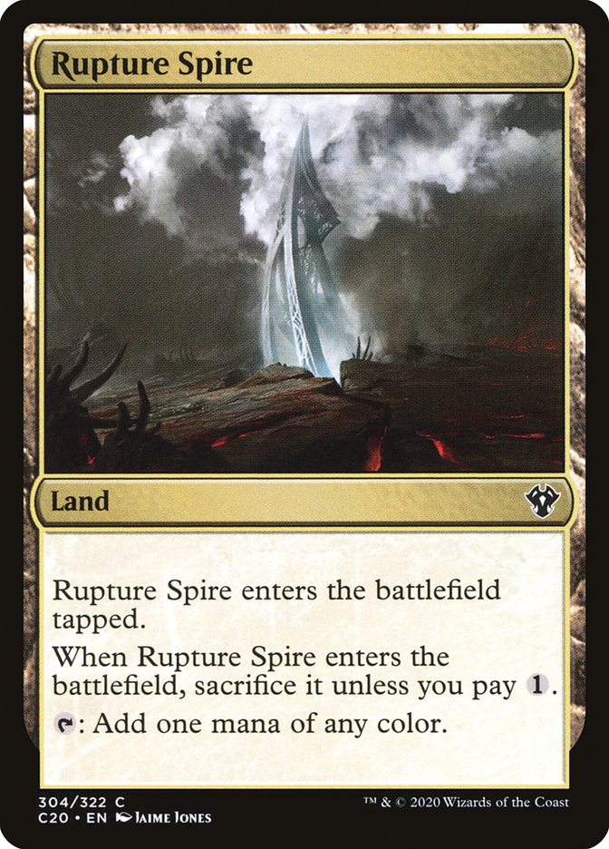 Rupture Spire [Commander 2020] | Gamer Loot