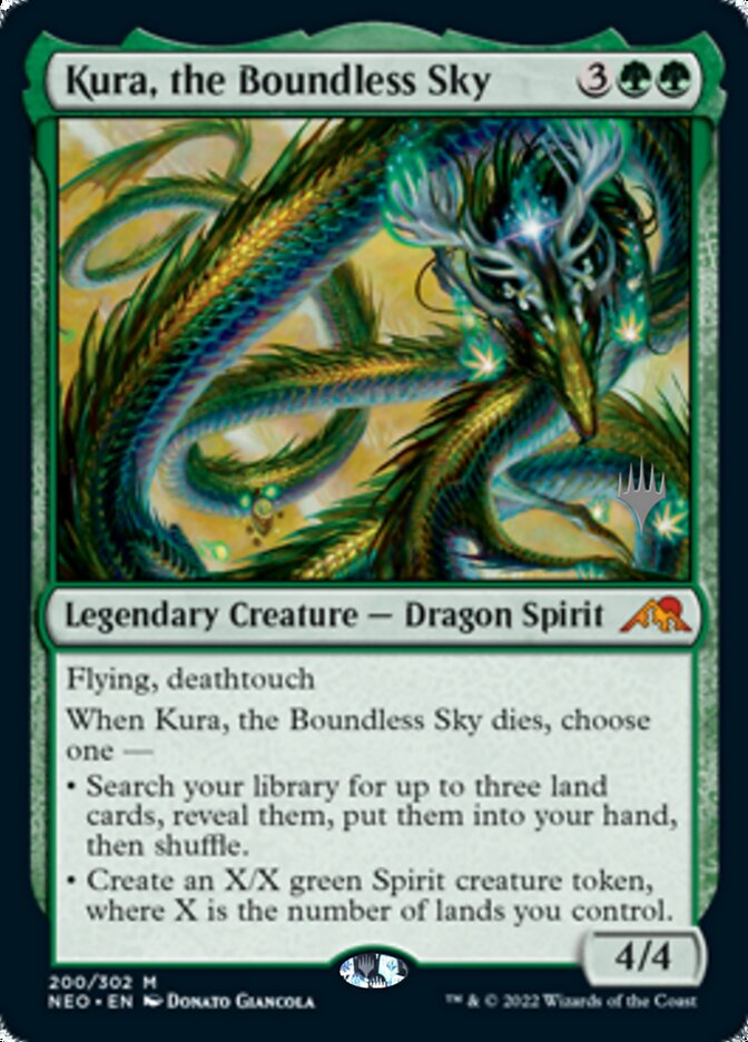 Kura, the Boundless Sky (Promo Pack) [Kamigawa: Neon Dynasty Promos] | Gamer Loot