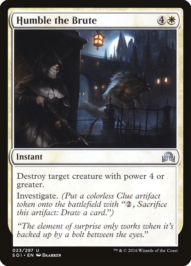 Humble the Brute [Shadows over Innistrad] | Gamer Loot