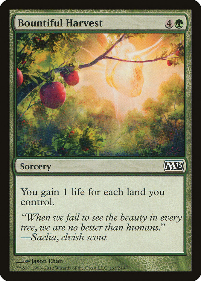 Bountiful Harvest [Magic 2013] | Gamer Loot