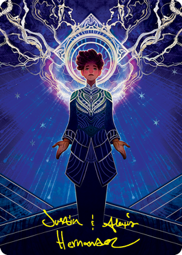 Brainstorm Art Card (Gold-Stamped Signature) [Strixhaven: School of Mages Art Series] | Gamer Loot