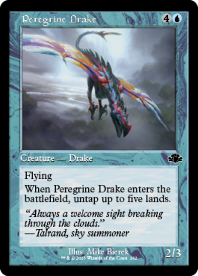 Peregrine Drake (Retro) [Dominaria Remastered] | Gamer Loot