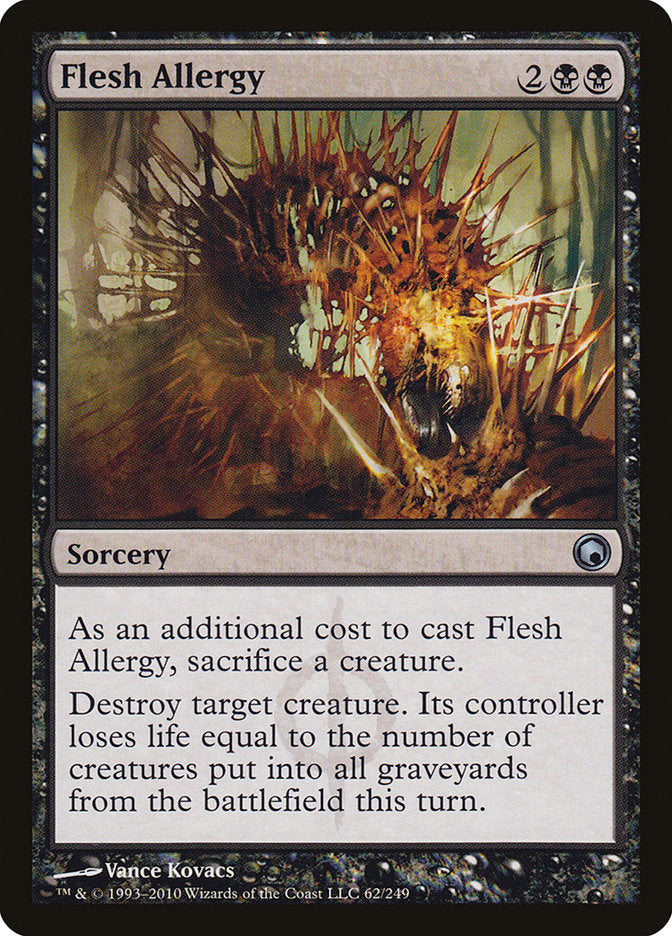 Flesh Allergy [Scars of Mirrodin] | Gamer Loot