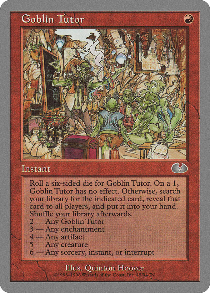 Goblin Tutor [Unglued] | Gamer Loot