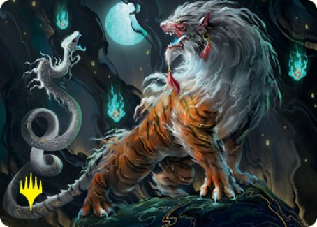 Gloomshrieker Art Card (Gold-Stamped Signature) [Kamigawa: Neon Dynasty Art Series] | Gamer Loot