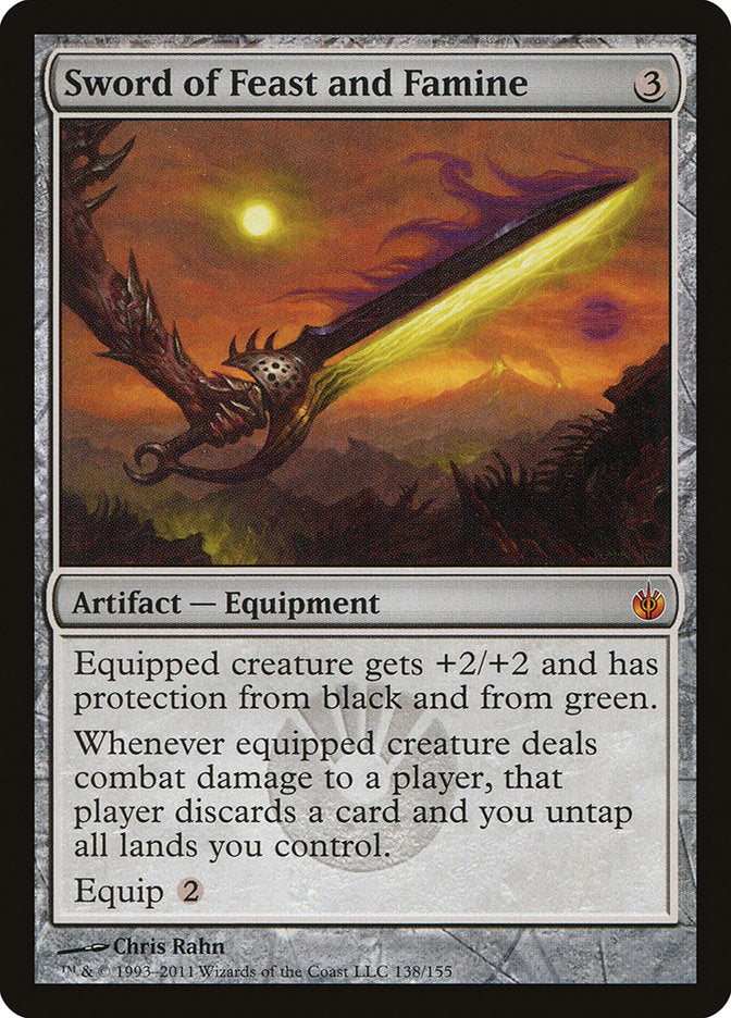 Sword of Feast and Famine [Mirrodin Besieged] | Gamer Loot