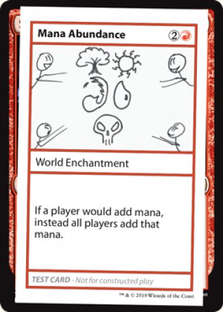 Mana Abundance (2021 Edition) [Mystery Booster Playtest Cards] | Gamer Loot