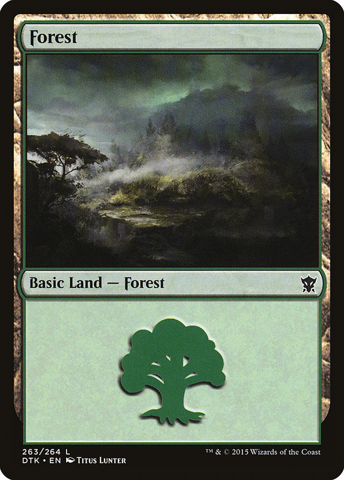 Forest (263) [Dragons of Tarkir] | Gamer Loot