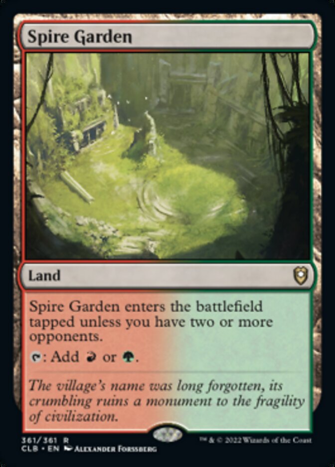Spire Garden [Commander Legends: Battle for Baldur's Gate] | Gamer Loot