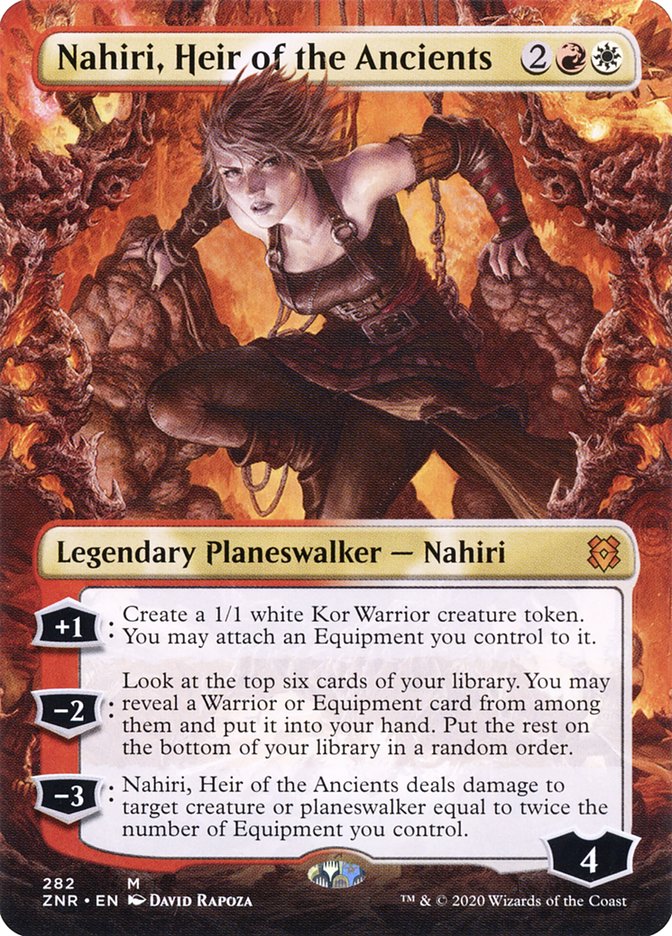 Nahiri, Heir of the Ancients (Borderless) [Zendikar Rising] | Gamer Loot