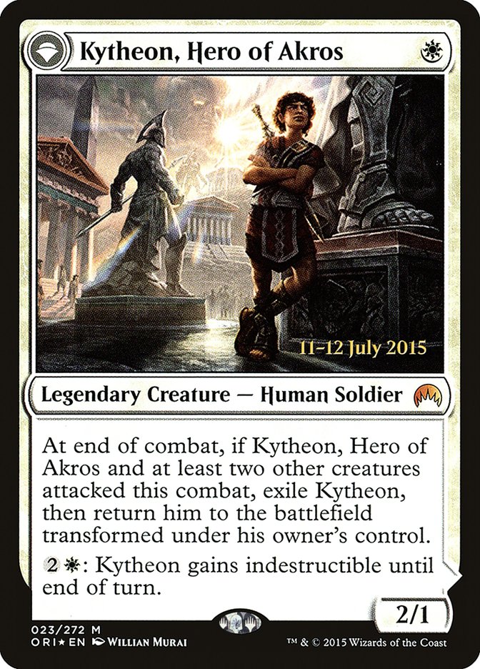 Kytheon, Hero of Akros // Gideon, Battle-Forged [Magic Origins Prerelease Promos] | Gamer Loot