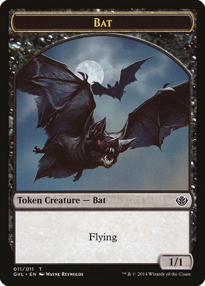 Bat Token (Garruk vs. Liliana) [Duel Decks Anthology Tokens] | Gamer Loot