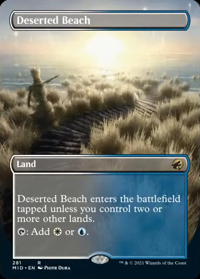 Deserted Beach (Borderless) [Innistrad: Midnight Hunt] | Gamer Loot