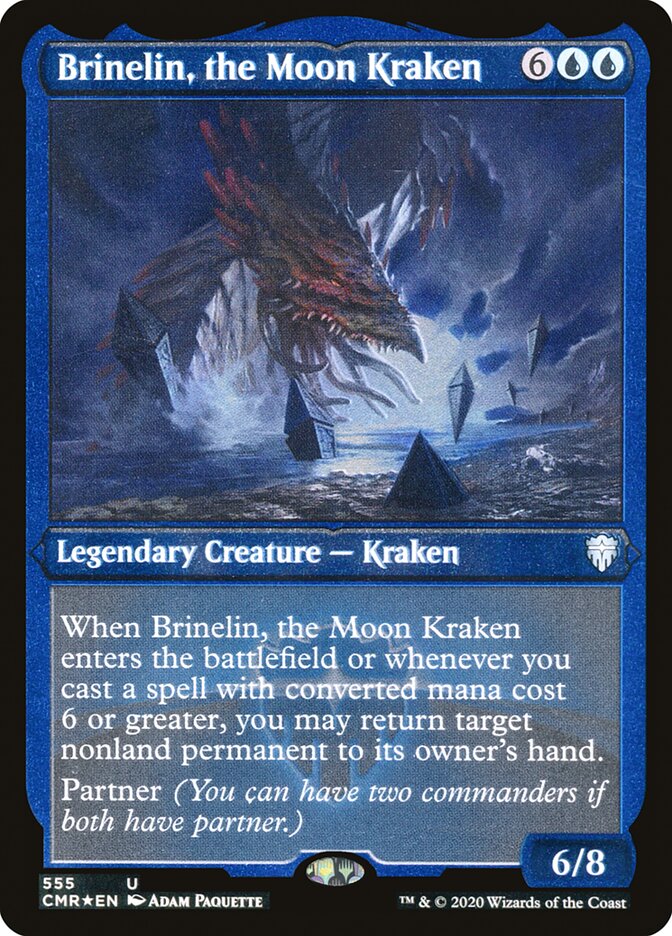 Brinelin, the Moon Kraken (Etched) [Commander Legends] | Gamer Loot