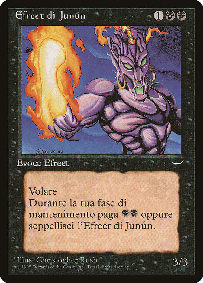 Junun Efreet (Italian) - "Efreet di Junun" [Rinascimento] | Gamer Loot