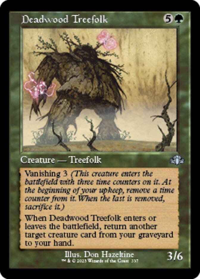 Deadwood Treefolk (Retro) [Dominaria Remastered] | Gamer Loot