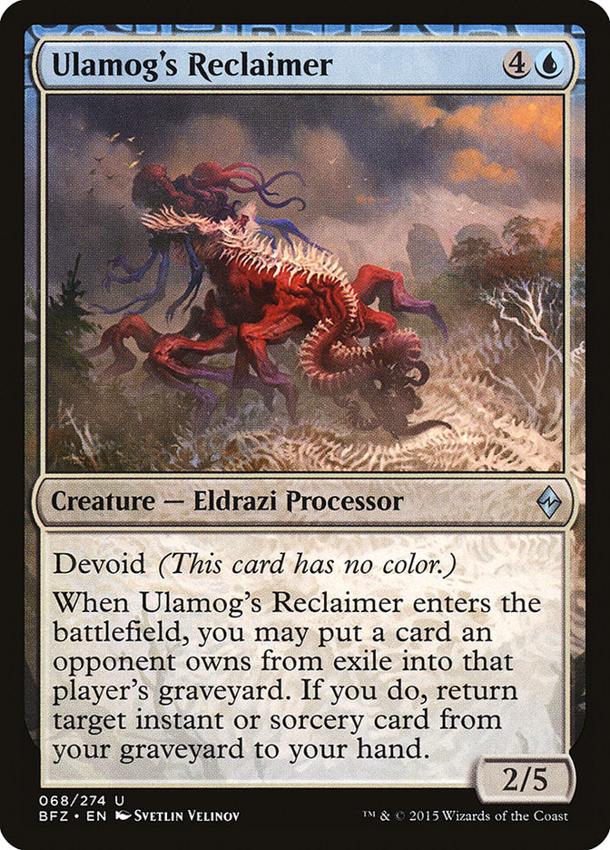 Ulamog's Reclaimer [Battle for Zendikar] | Gamer Loot
