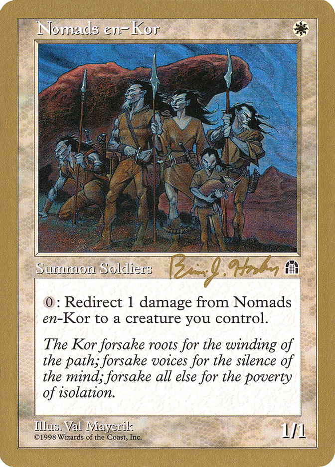 Nomads en-Kor (Brian Hacker) [World Championship Decks 1998] | Gamer Loot