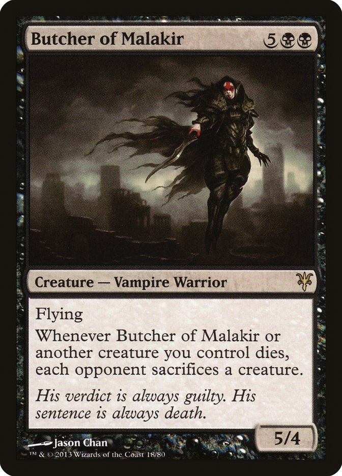 Butcher of Malakir [Duel Decks: Sorin vs. Tibalt] | Gamer Loot