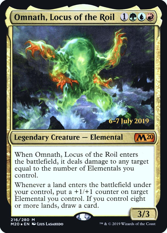 Omnath, Locus of the Roil  [Core Set 2020 Prerelease Promos] | Gamer Loot