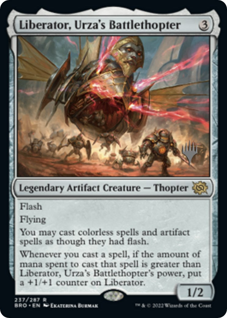 Liberator, Urza's Battlethopter (Promo Pack) [The Brothers' War Promos] | Gamer Loot