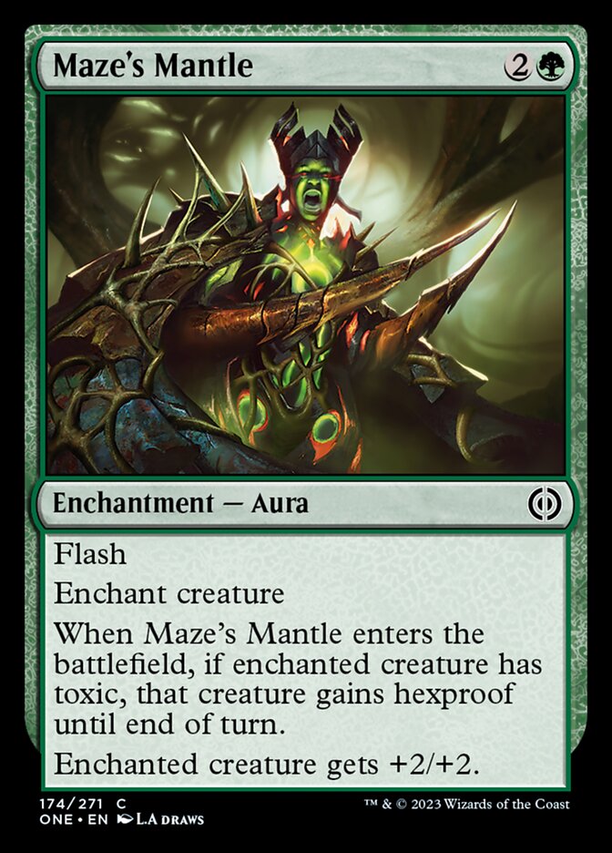 Maze's Mantle [Phyrexia: All Will Be One] | Gamer Loot