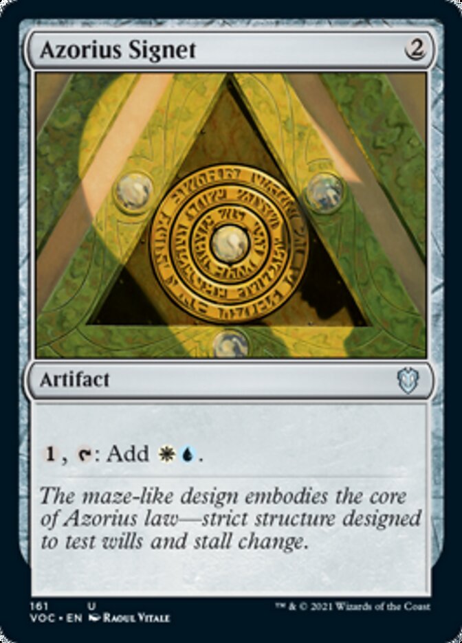 Azorius Signet [Innistrad: Crimson Vow Commander] | Gamer Loot