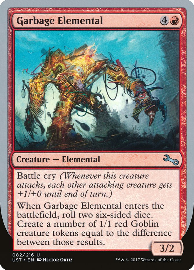 Garbage Elemental (3/2 Creature) [Unstable] | Gamer Loot