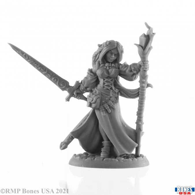 Reaper Bones Miniatures: Lysette, Elven Mage | Gamer Loot