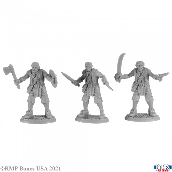 Reaper Bones Miniatures: Build-a-Figure Modular Pirate (3) | Gamer Loot