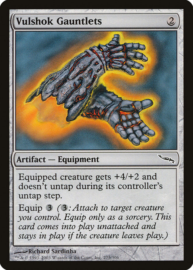 Vulshok Gauntlets [Mirrodin] | Gamer Loot