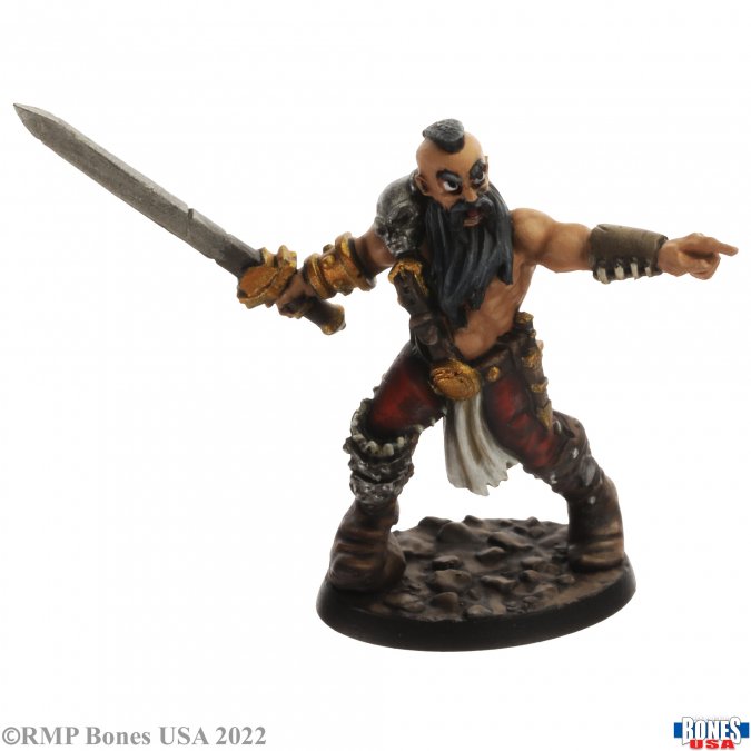 Reaper Bones Miniatures: Grimkel Bloodbeard, Viking | Gamer Loot