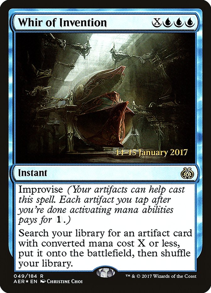 Whir of Invention  [Aether Revolt Prerelease Promos] | Gamer Loot