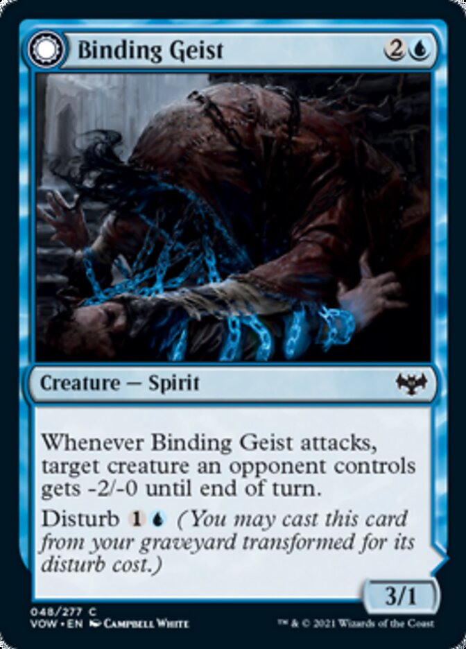 Binding Geist // Spectral Binding [Innistrad: Crimson Vow] | Gamer Loot