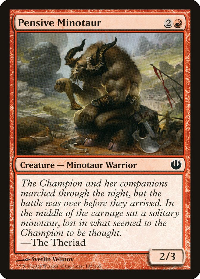 Pensive Minotaur [Journey into Nyx] | Gamer Loot