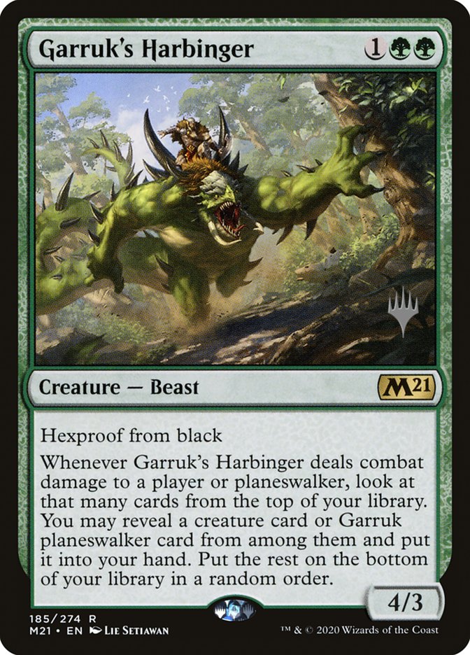 Garruk's Harbinger (Promo Pack) [Core Set 2021 Promos] | Gamer Loot