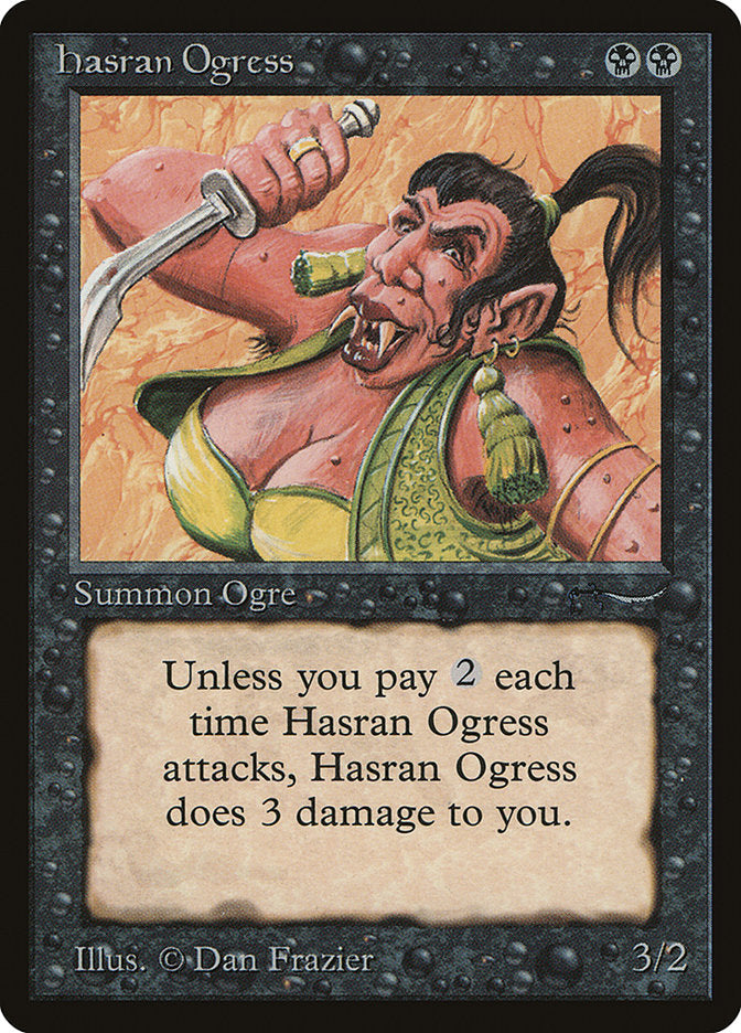 Hasran Ogress (Light Mana Cost) [Arabian Nights] | Gamer Loot