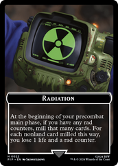 Radiation // Copy Double-Sided Token [Fallout Tokens] | Gamer Loot