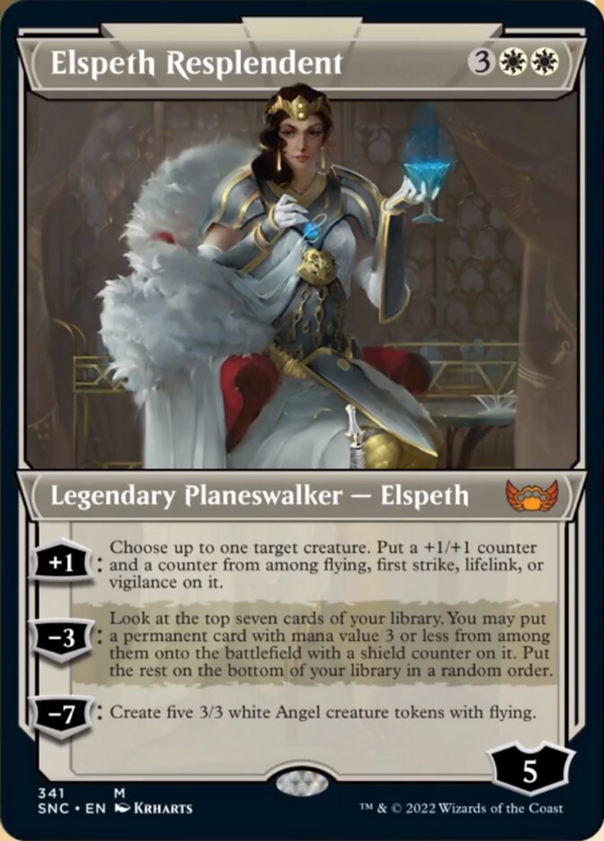 Elspeth Resplendent (Showcase Art Deco) [Streets of New Capenna] | Gamer Loot