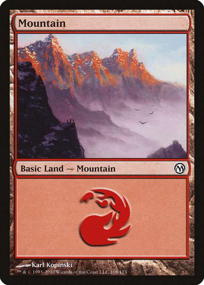 Mountain (108) [Duels of the Planeswalkers] | Gamer Loot