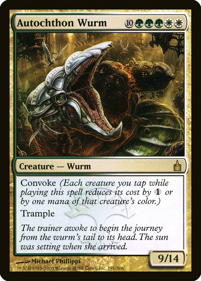 Autochthon Wurm [Ravnica: City of Guilds] | Gamer Loot