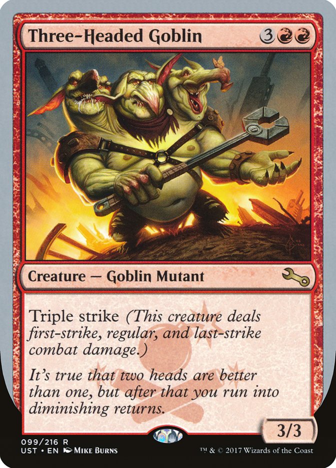 Three-Headed Goblin [Unstable] | Gamer Loot