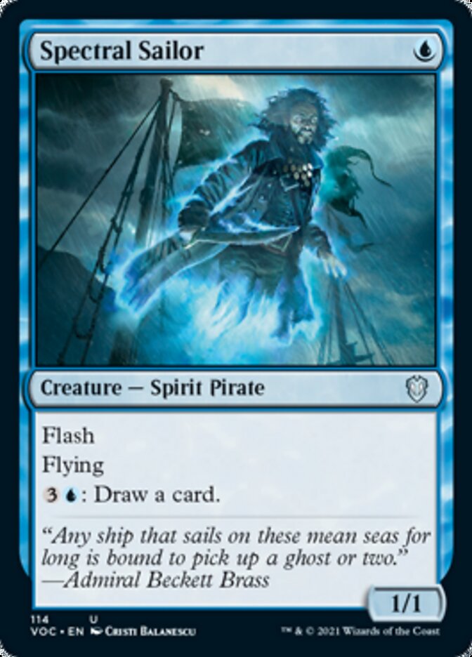 Spectral Sailor [Innistrad: Crimson Vow Commander] | Gamer Loot