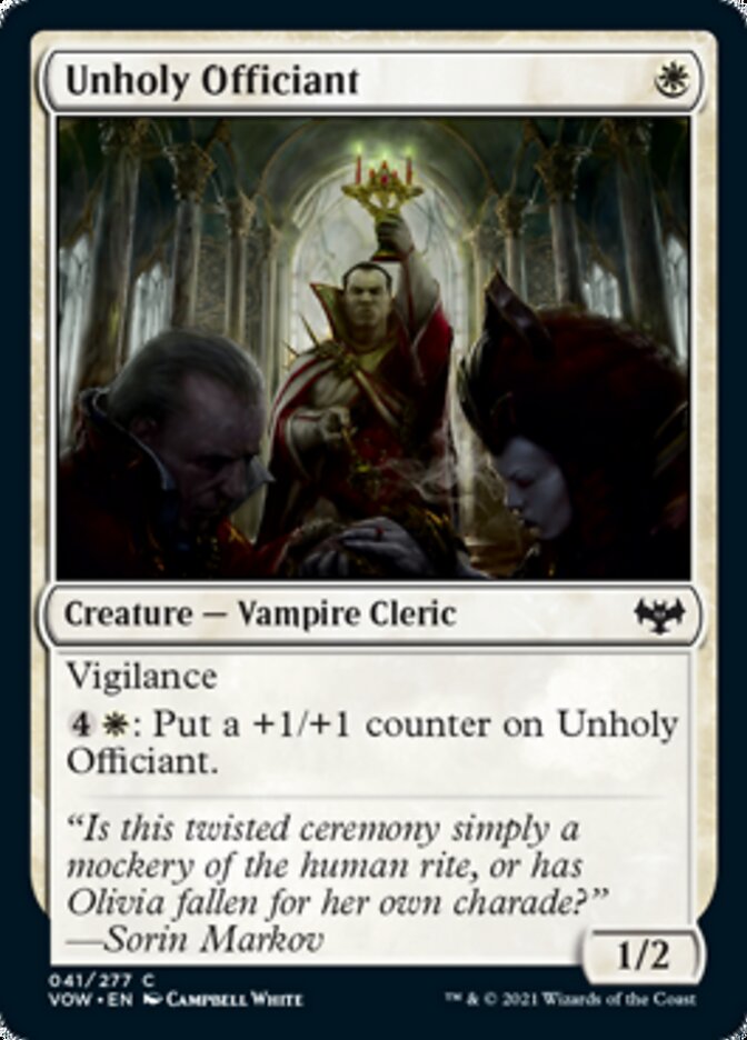 Unholy Officiant [Innistrad: Crimson Vow] | Gamer Loot